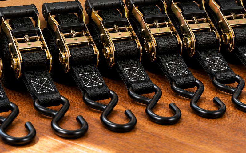 XSTRAP ratchet straps (8-pack)