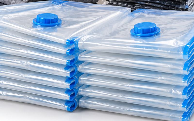 Vacuum storage bags with electric pump (15-pack)
